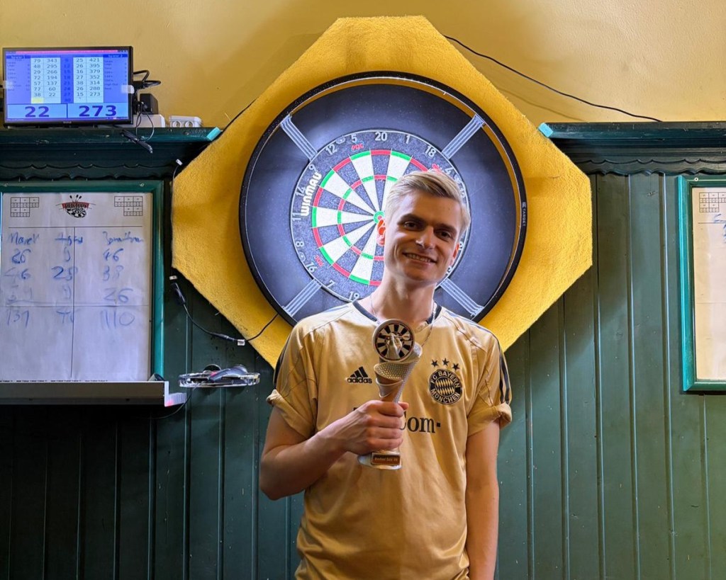Blast from the past: Jacob Nilius ist neuer Dartsweltmeister